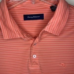 Tommy Bahama Polo Shirt Coral Men’s 2XL